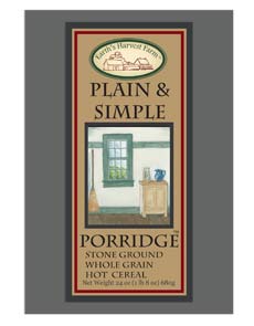plain & simple porridge note card