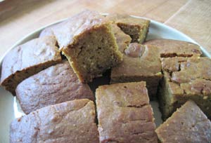 image of porridge pumpkin bread