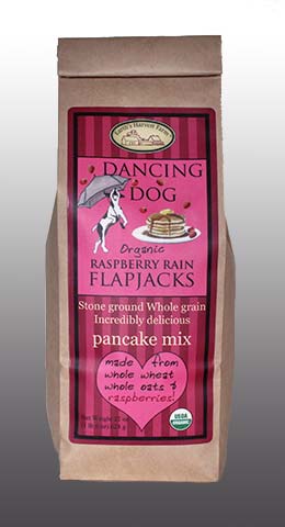 image of raspberry rain flapjacks bag